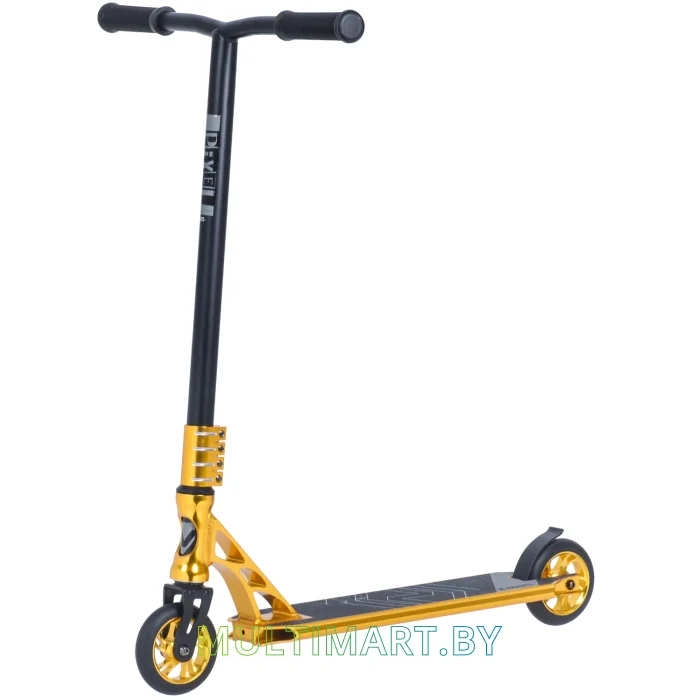 Самокат Novatrack Pixel Pro BL 110A.PIXEL.GD20 (черный/золотистый, 2020)